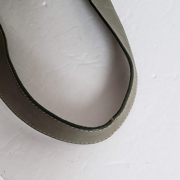 Olive Leather TIGNANELLO Saddle Bag Shoulder Purse - Picture 13 of 15